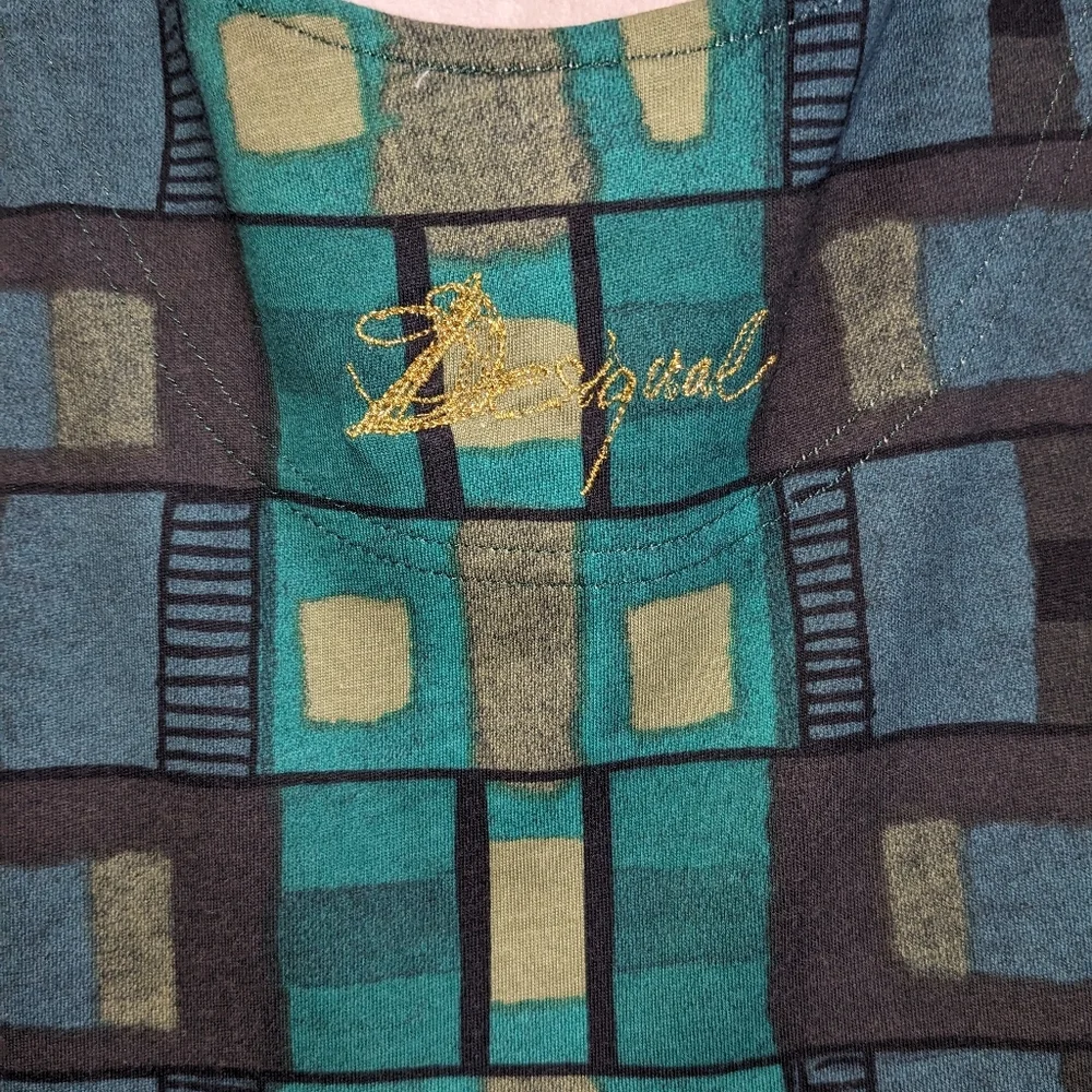 Desigual Multicolor Sleeveless Dress Artistic Patterns Fit & Flare Size M - Picture 8 of 15